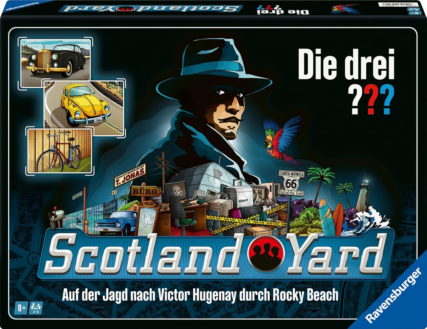 Die drei ???: Scotland Yard - Gesellschaftsspiel