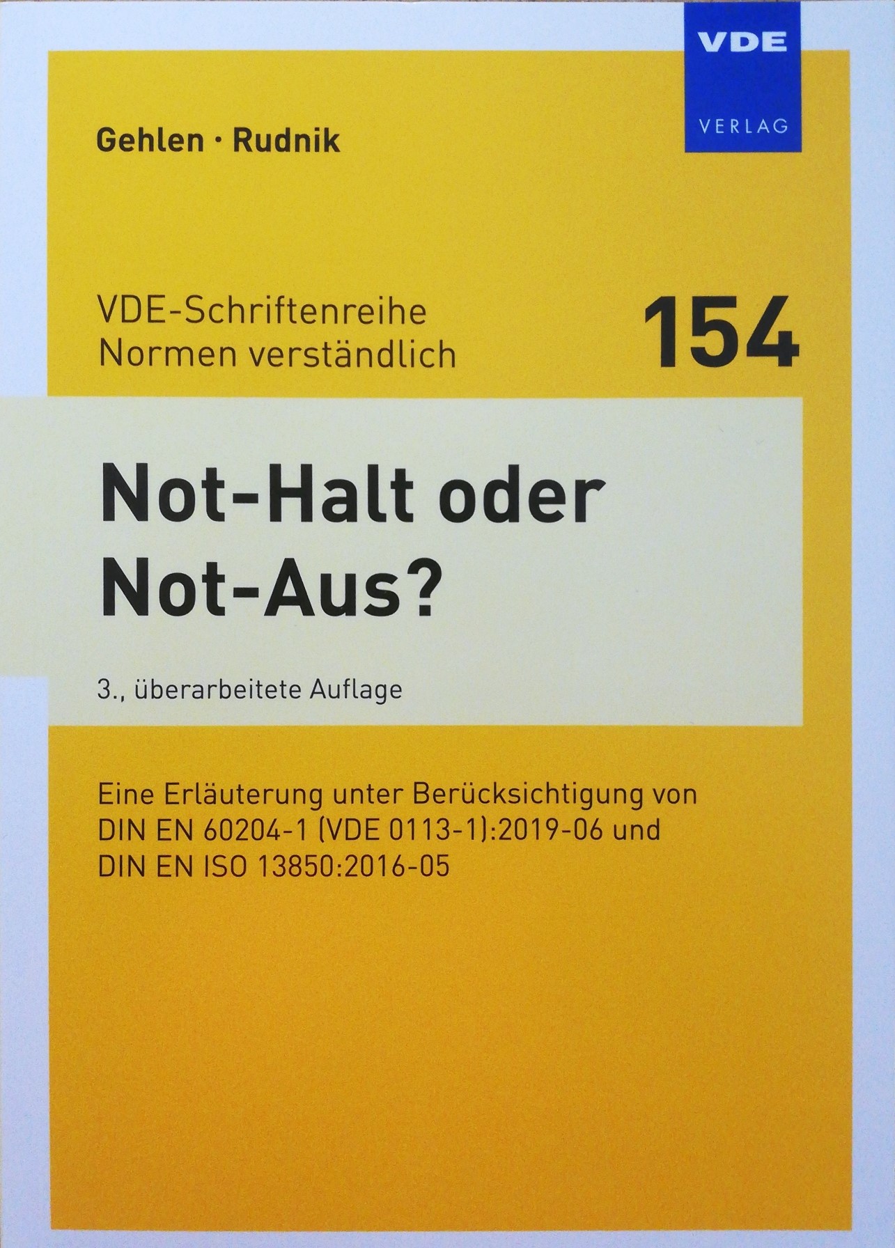 Not-Halt oder Not-Aus?