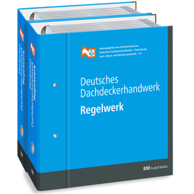 Fachregeln Dachdecker- Handwerk (2 Ordner)