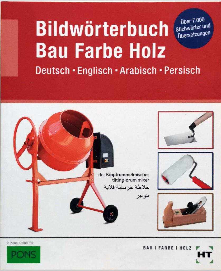 Bildwörterbuch Bau, Farbe, Holz