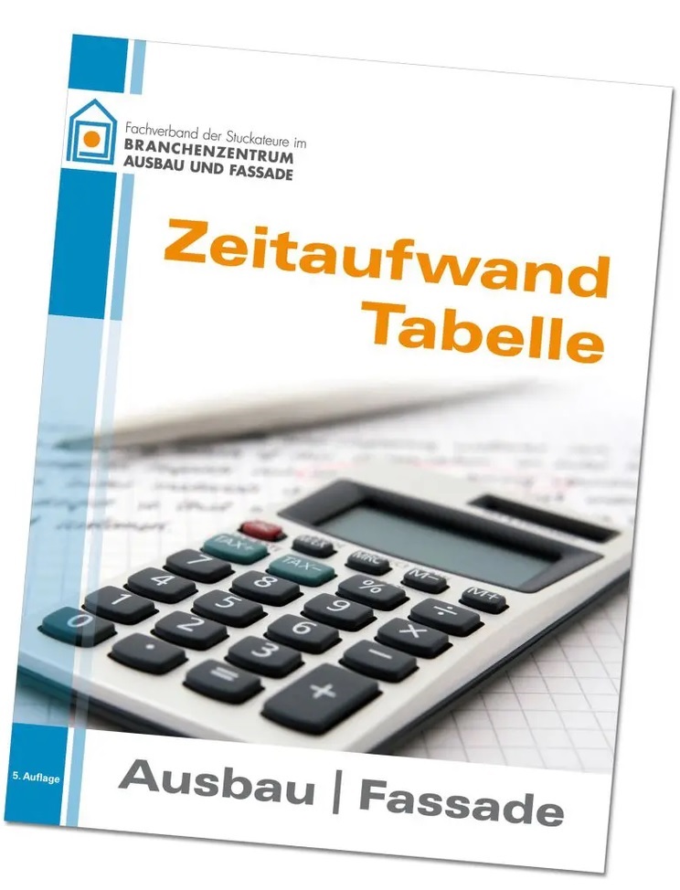 Zeitaufwand-Tabelle Ausbau/Fassade