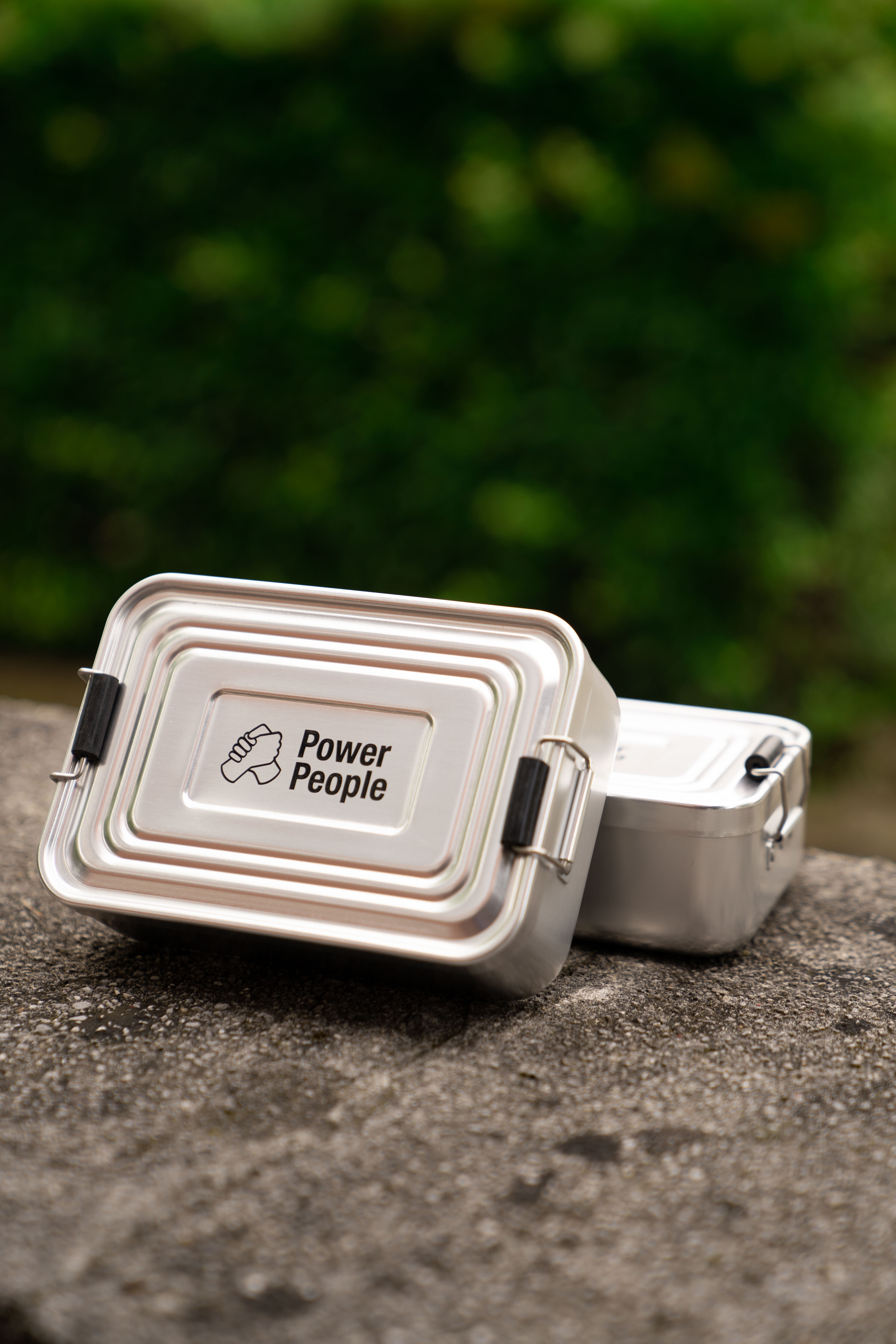Power People Aluminium Brotdose